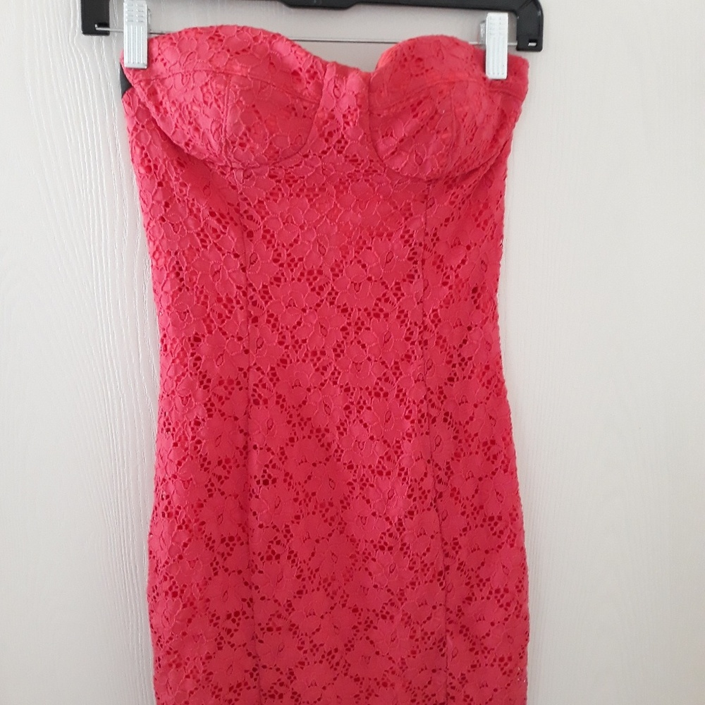 Foreign Exchange Coral Minidress